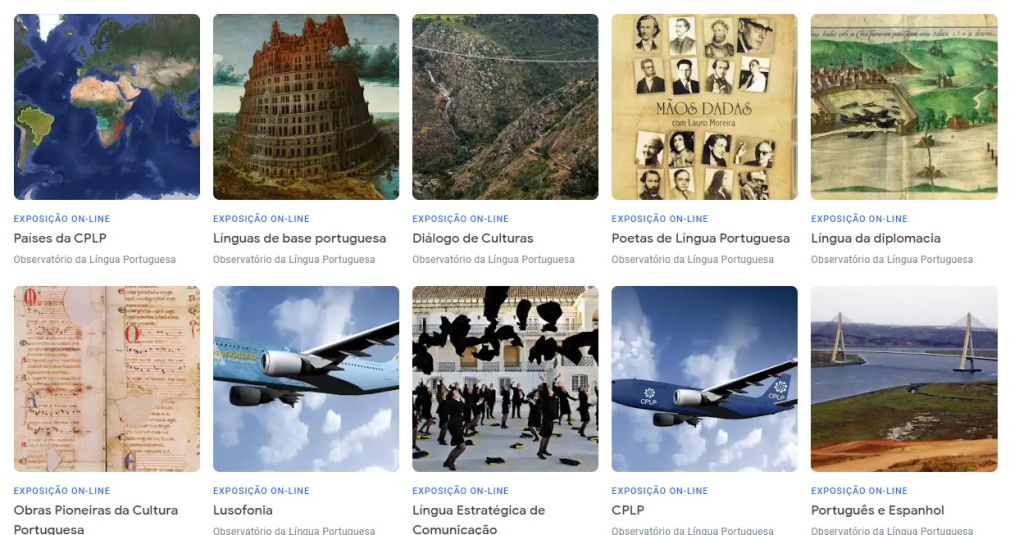 Observatório da Língua Portuguesa, parceiro da AGLP, lança exposição on-line