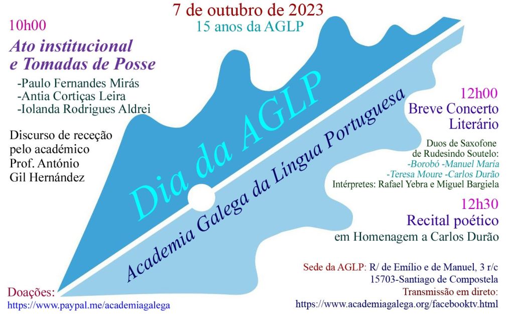 Dia da AGLP - 7 de outubro de 2023 - 15 anos da AGLP